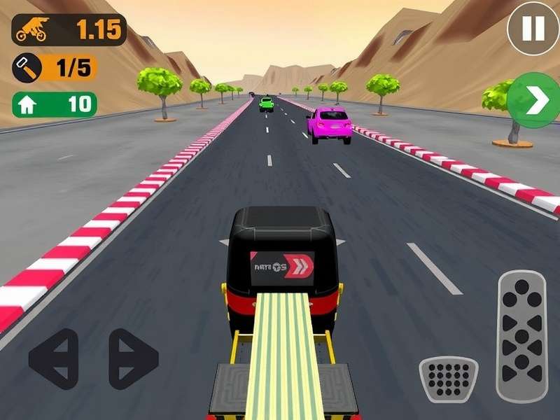 Auto Rickshaw Dash Gameplay Screenshot